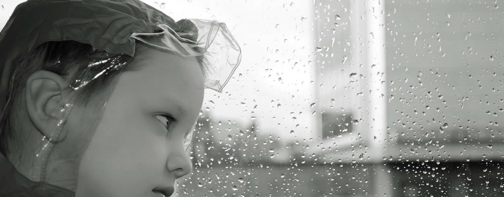 classroom window rain